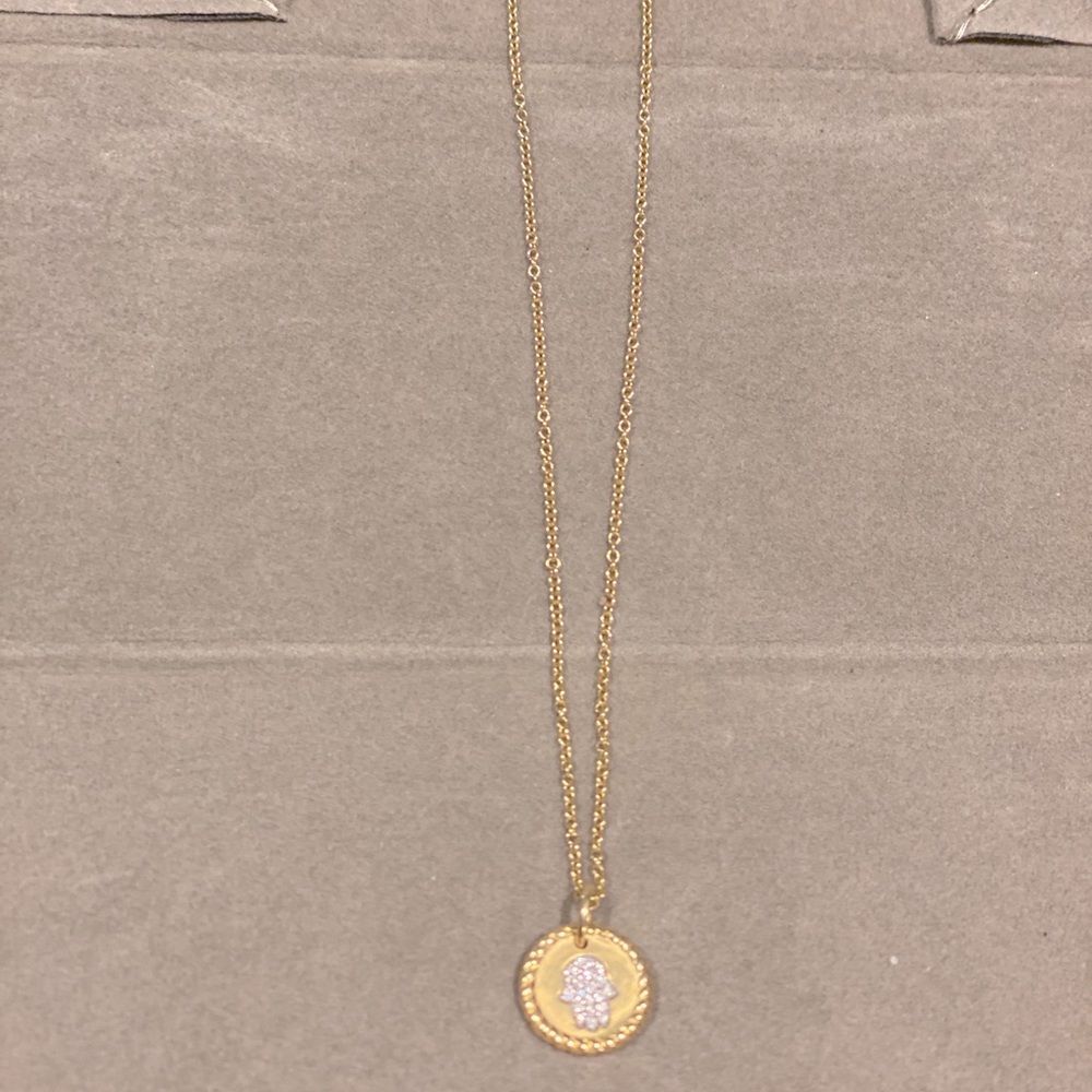 David Yurman Cable Collection Hamsa necklace